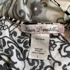 Black and white halter tank